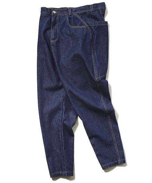 rehacer(レアセル)】Big Pocket Wide Tapered Denim デニムパンツ