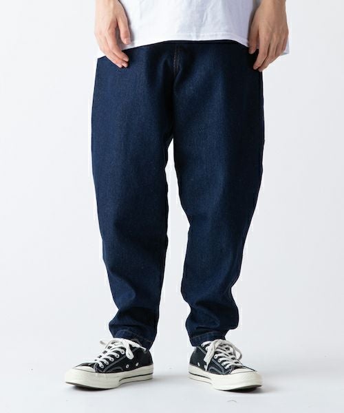 rehacer(レアセル)】Big Pocket Wide Tapered Denim デニムパンツ