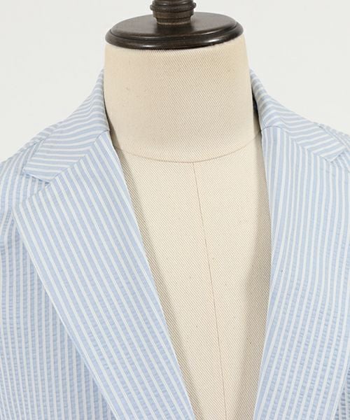 AKM 春夏シアサッカー素材イージージャケット美品定価76,000円 80%OFF【AKM】SWING EASY JKT ジャケット(B309-CNP047) | CAMBIO カンビオ