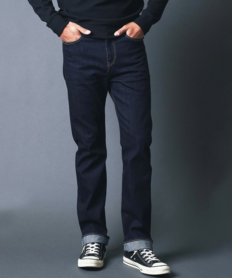 60%OFF【Magine(マージン)】WASHED STRETCH SELVEDGE STRAIGHT DENIM 