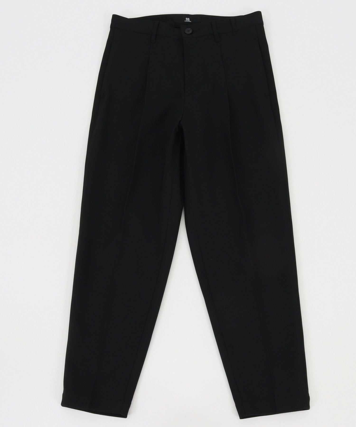 30%OFF【CAMBIO(カンビオ)】テーパードライン裾シングルトラウザー