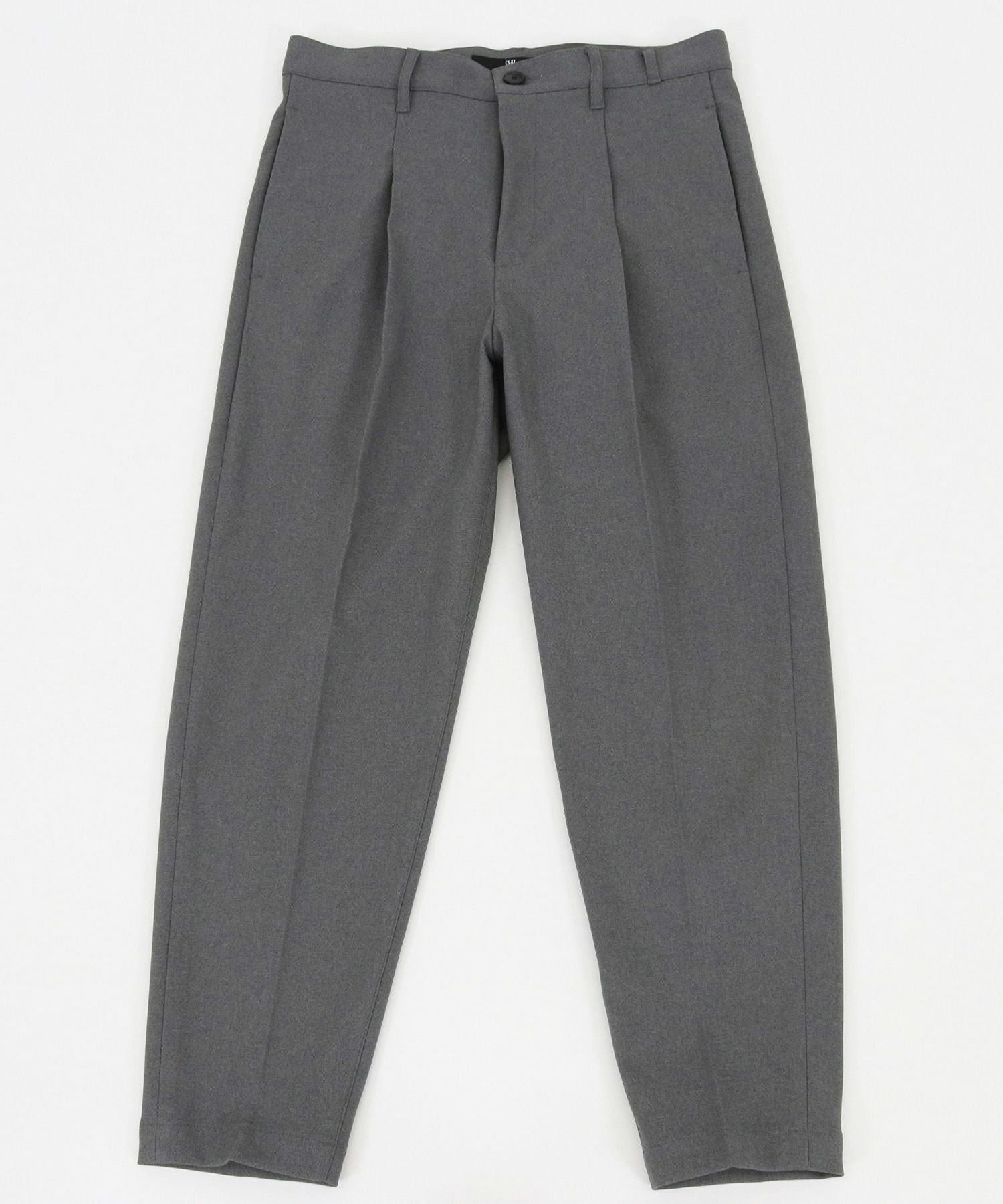 30%OFF【CAMBIO(カンビオ)】テーパードライン裾シングルトラウザー