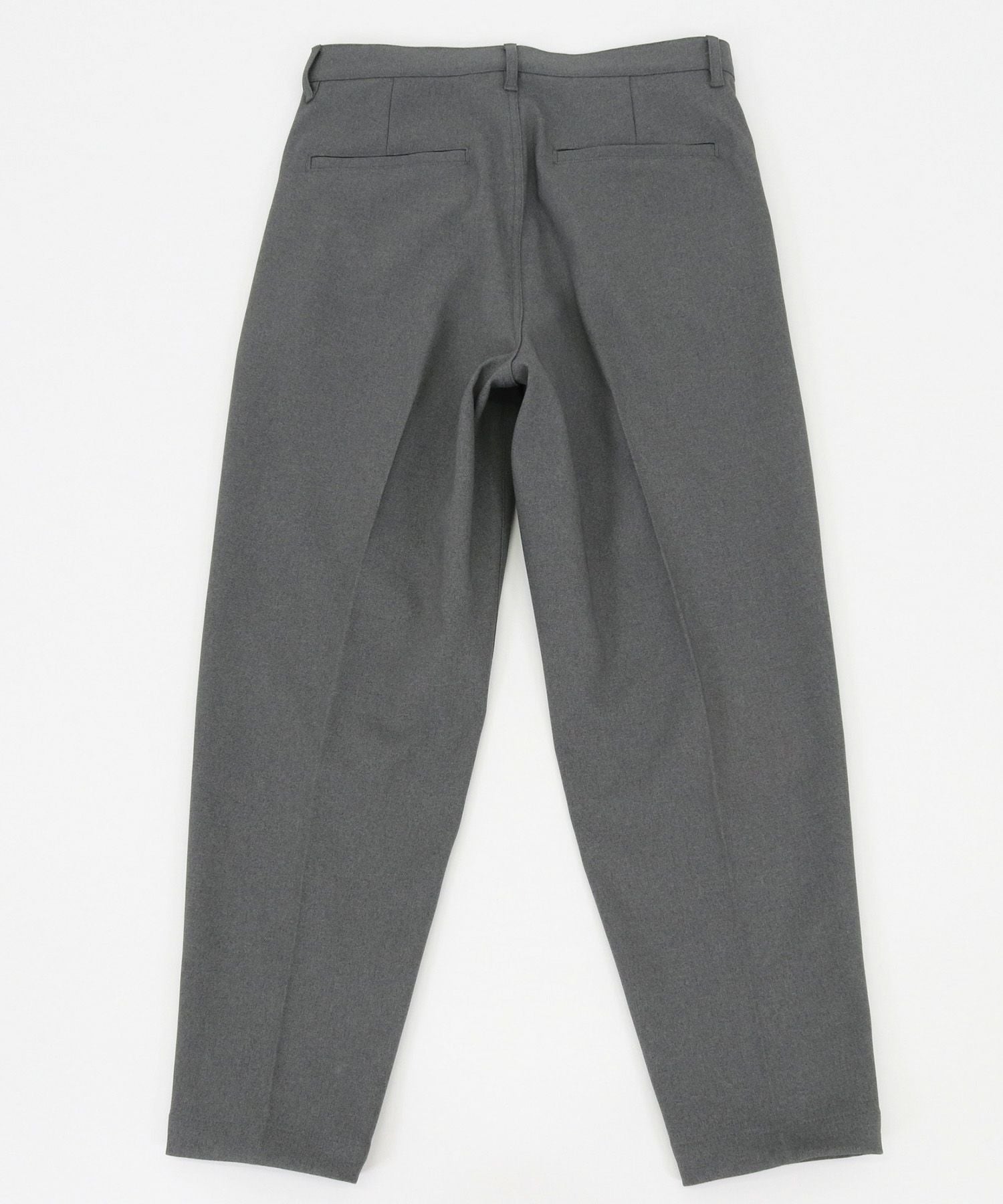 30%OFF【CAMBIO(カンビオ)】テーパードライン裾シングルトラウザー