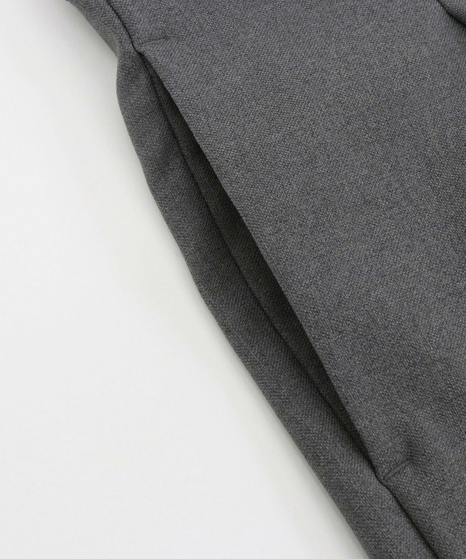 30%OFF【CAMBIO(カンビオ)】テーパードライン裾シングルトラウザー