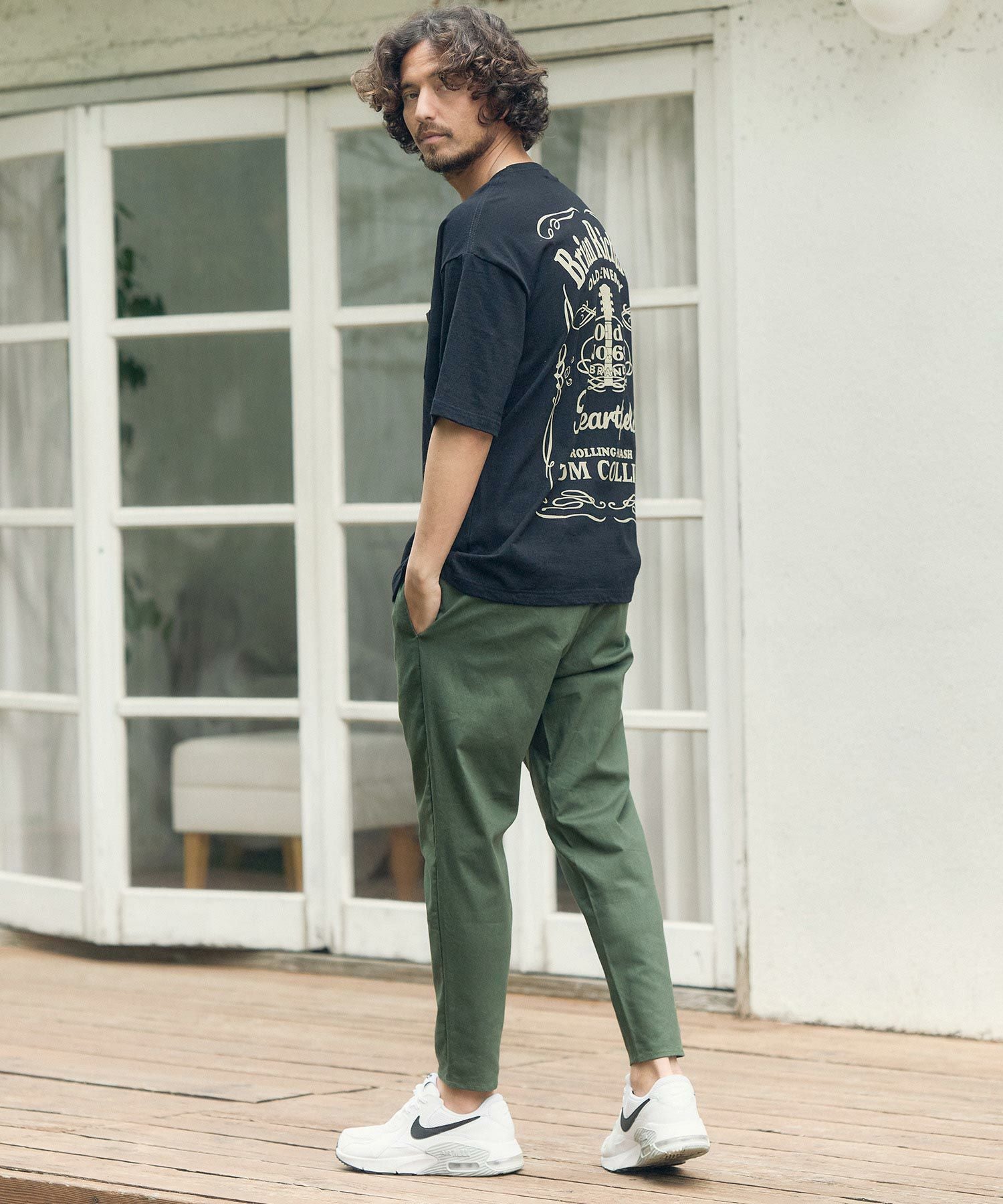CAMBIO(カンビオ)】Stretch Saruel Tight Tapered Pants サルエル