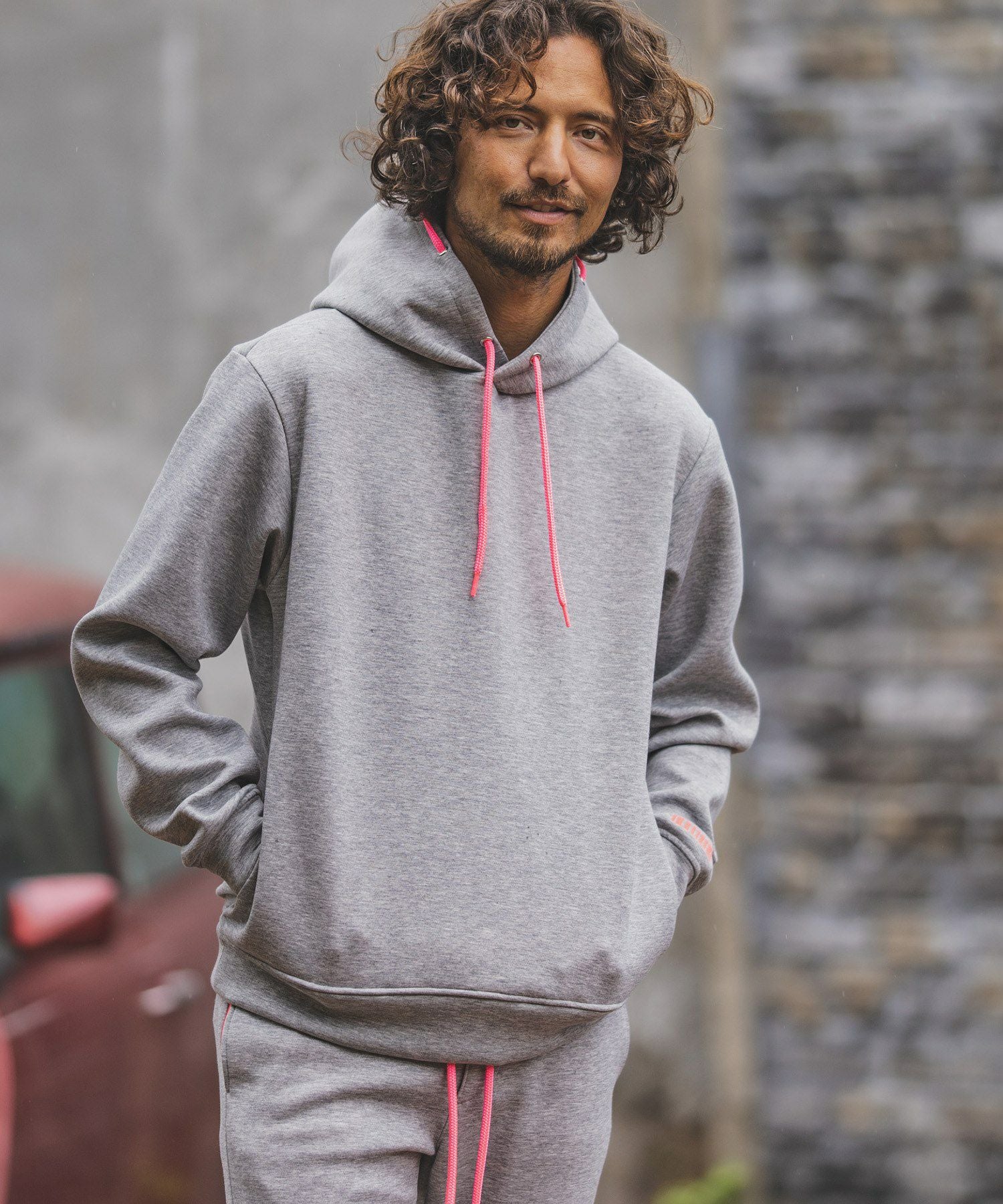felkod(フィルコッド)】Neon Cord Cardboard Knit Parka パーカー