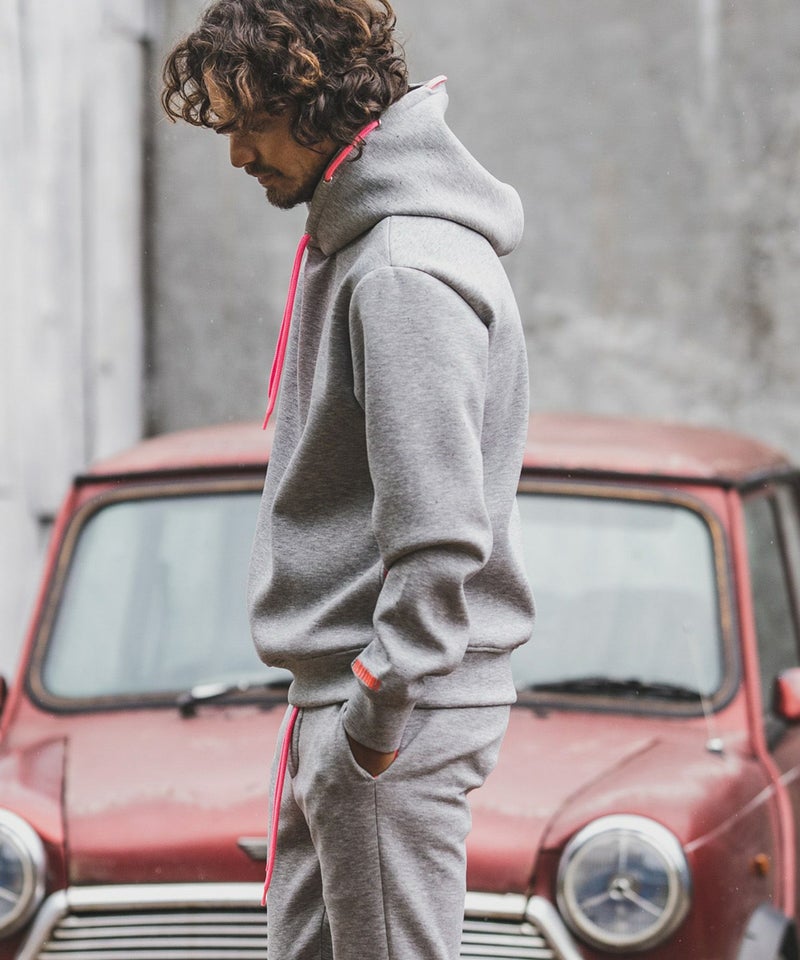 felkod(フィルコッド)】Neon Cord Cardboard Knit Parka パーカー 