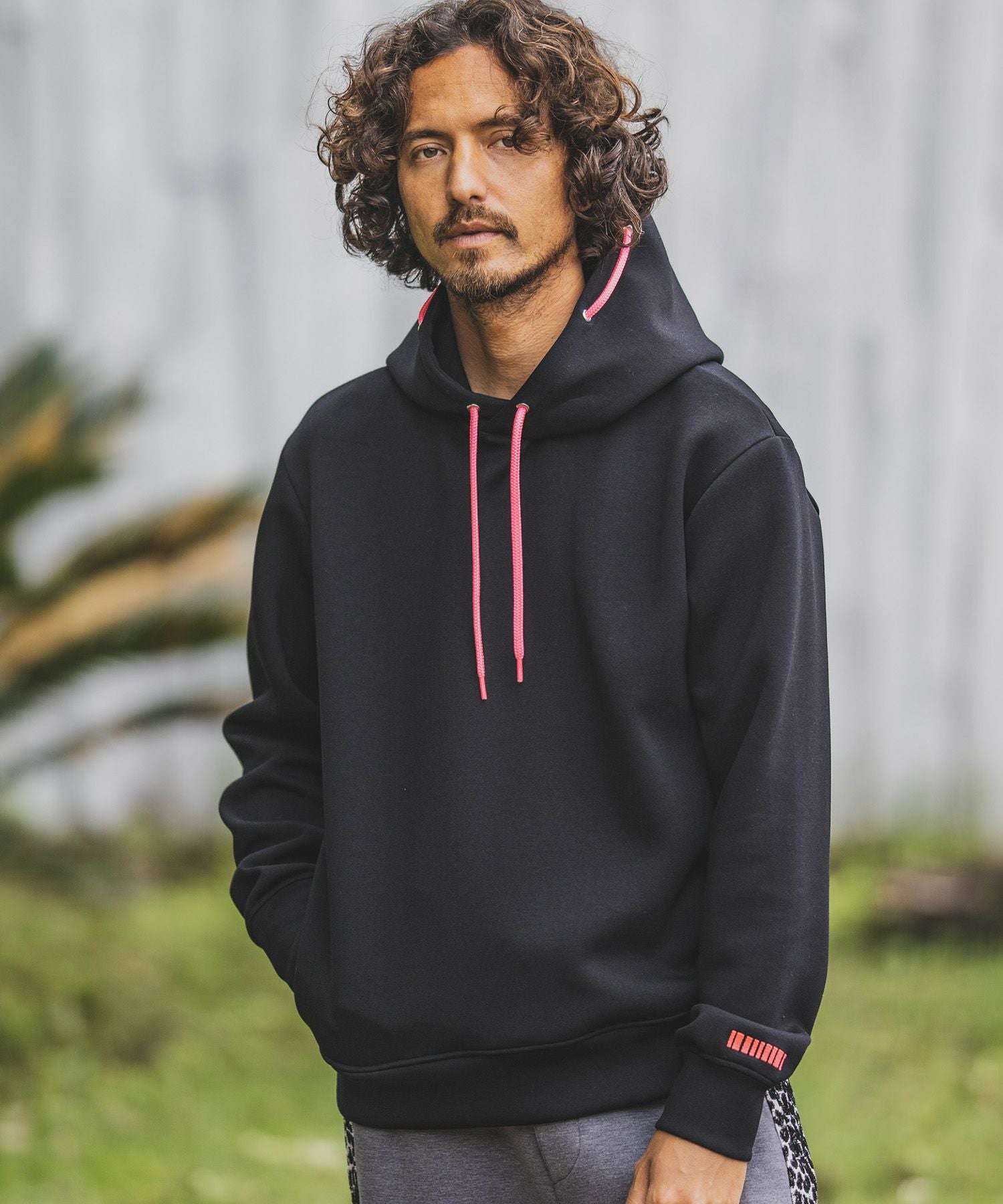 felkod(フィルコッド)】Neon Cord Cardboard Knit Parka パーカー