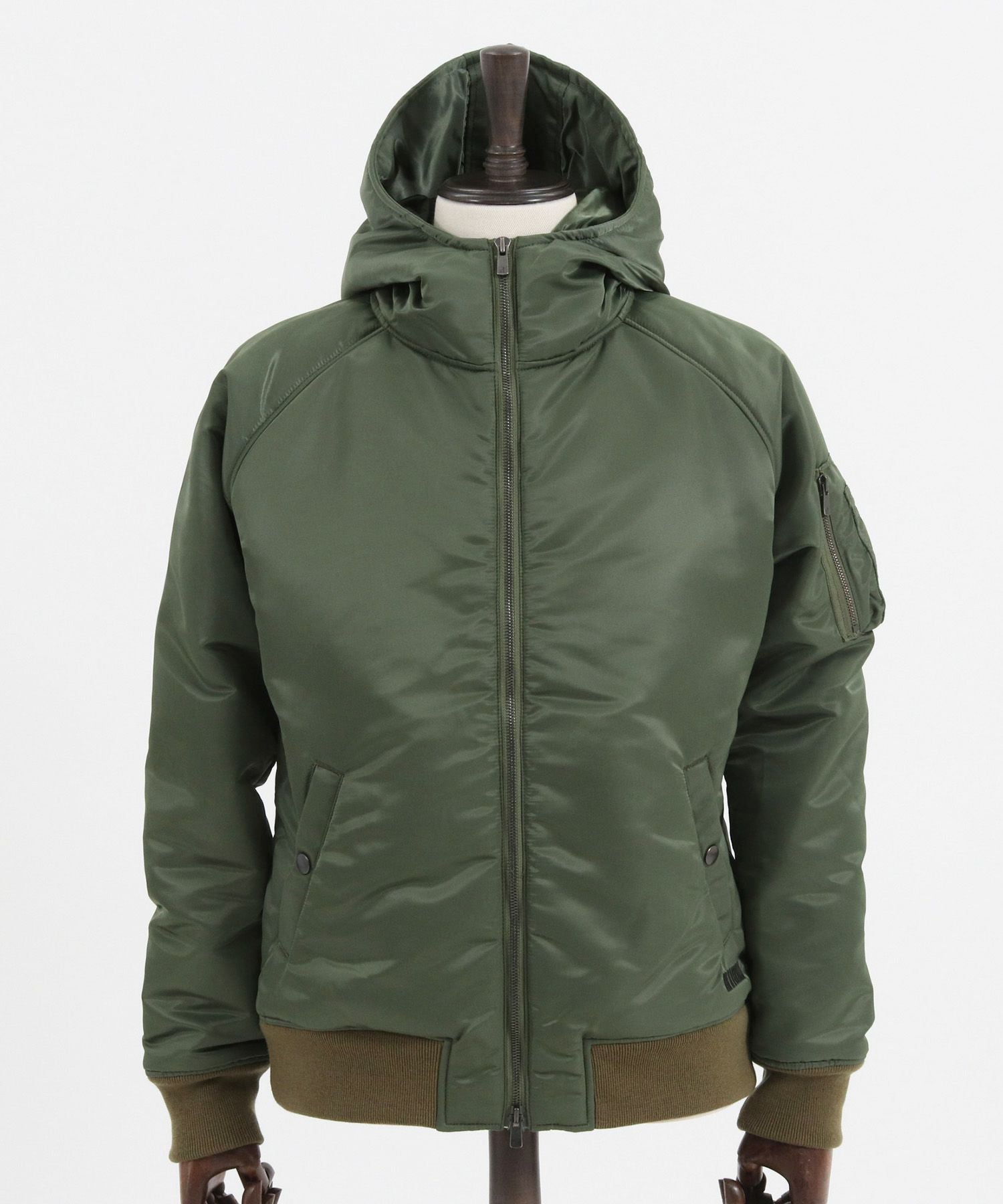 felkod(フィルコッド)】High Neck Hooded MA-1 Type Jacket ジャケット