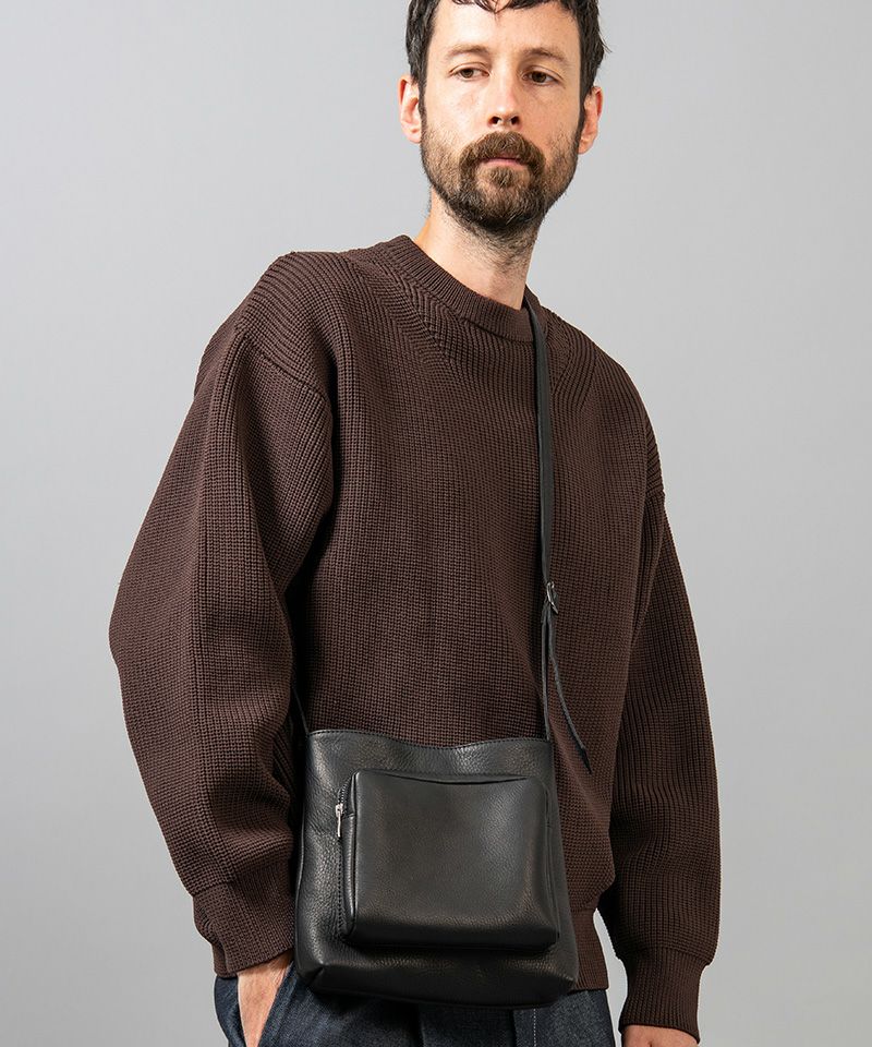 MR.OLIVE E.O.I】WATER PROOF WASHABLE LEATHER -GUSSET POCKET