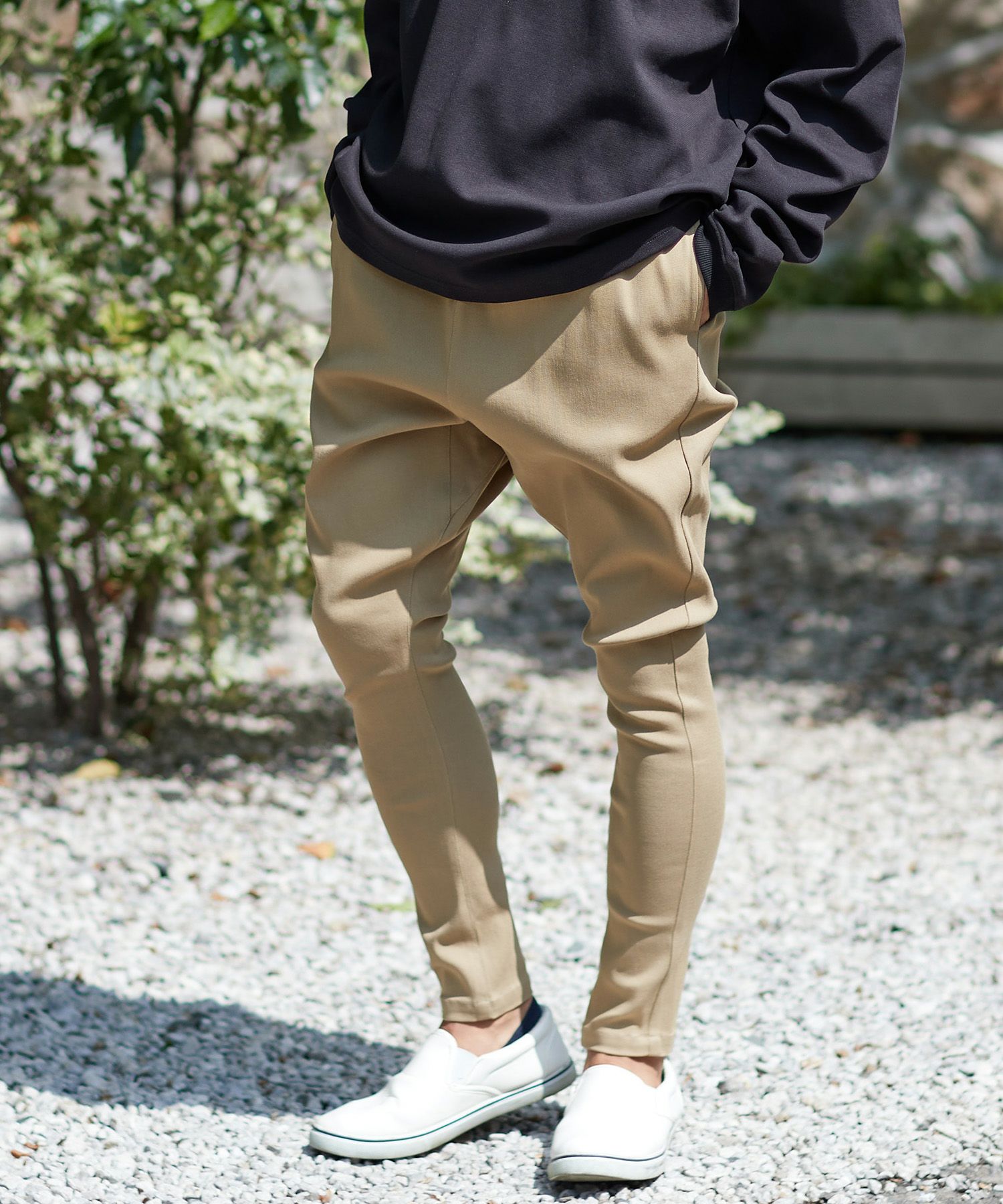パンツ　専用 CAMBIO(カンビオ)】Super Stretch Twill Surrouel Tapered Silhouette