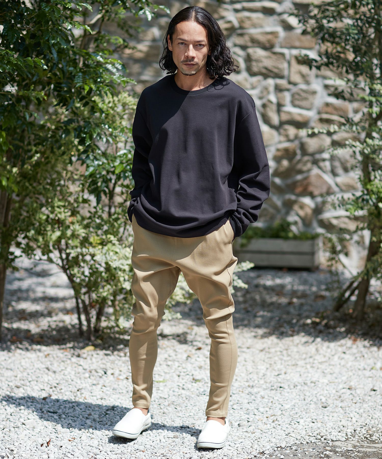 CAMBIO(カンビオ)】Super Stretch Twill Surrouel Tapered Silhouette