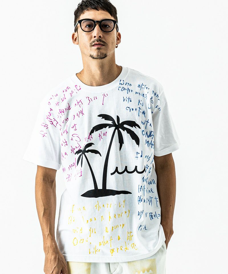 ACANTHUS(アカンサス)】muta Hand Graffiti Palm Tee Tシャツ(MA2214