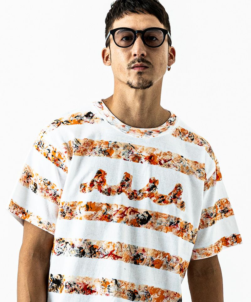 ACANTHUS★muta Hand Border Paint Tee ACANTHUS(アカンサス)】muta Paint Border Tee Tシャツ(MA2315