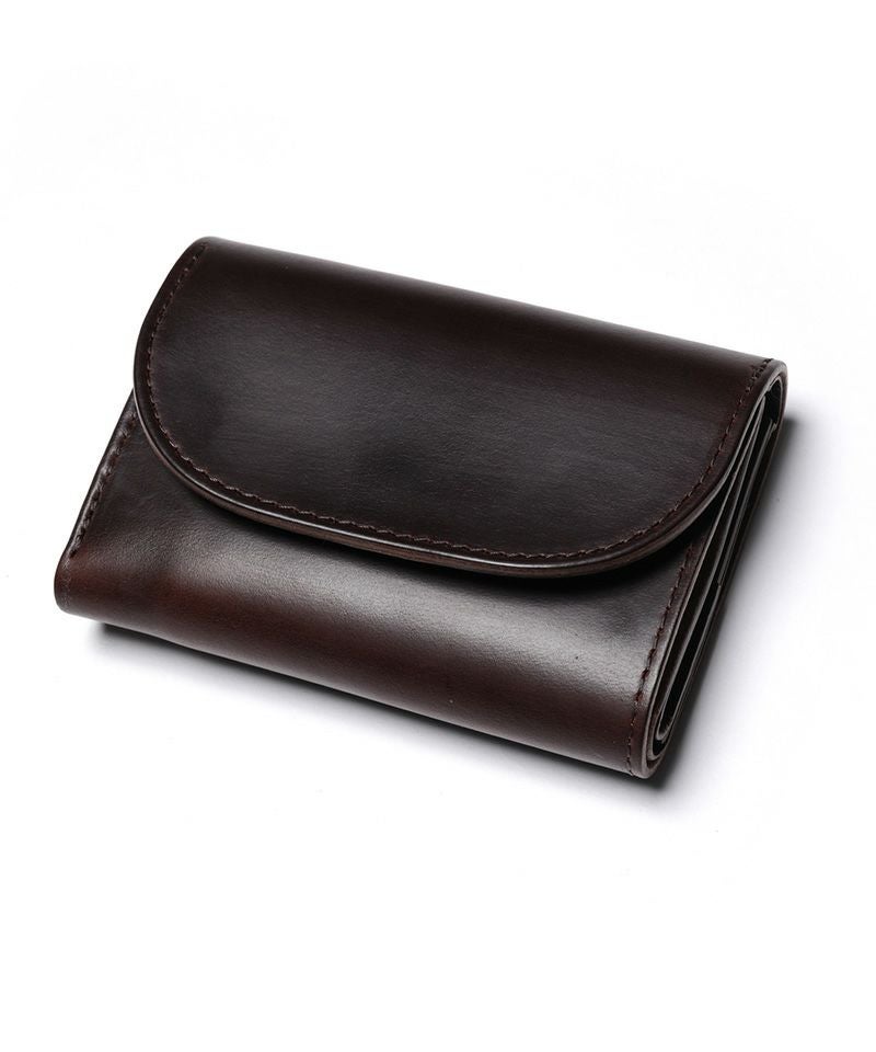 MR.OLIVE E.O.I】HORWEEN CHROMEXCEL LEATHER -COMPACT WALLET 財布