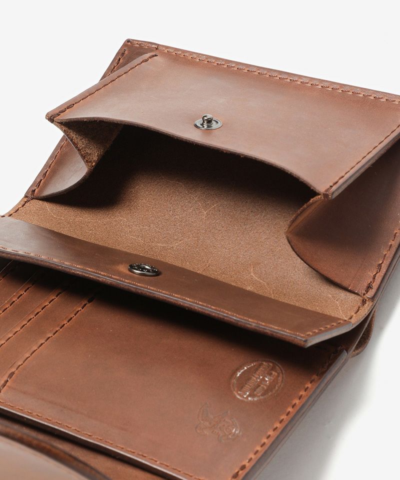 MR.OLIVE E.O.I】HORWEEN CHROMEXCEL LEATHER -COMPACT WALLET 財布