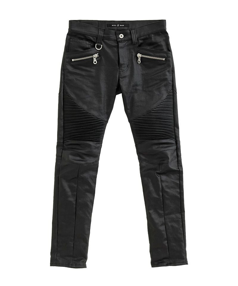 no id black コーティングストレッチベルテッドスキニー 70%OFF【NO ID.(ノーアイディー)】ｺｰﾃｨﾝｸﾞｽﾄﾚｯﾁﾗｲﾀﾞｰｽｽｷﾆｰPT パンツ