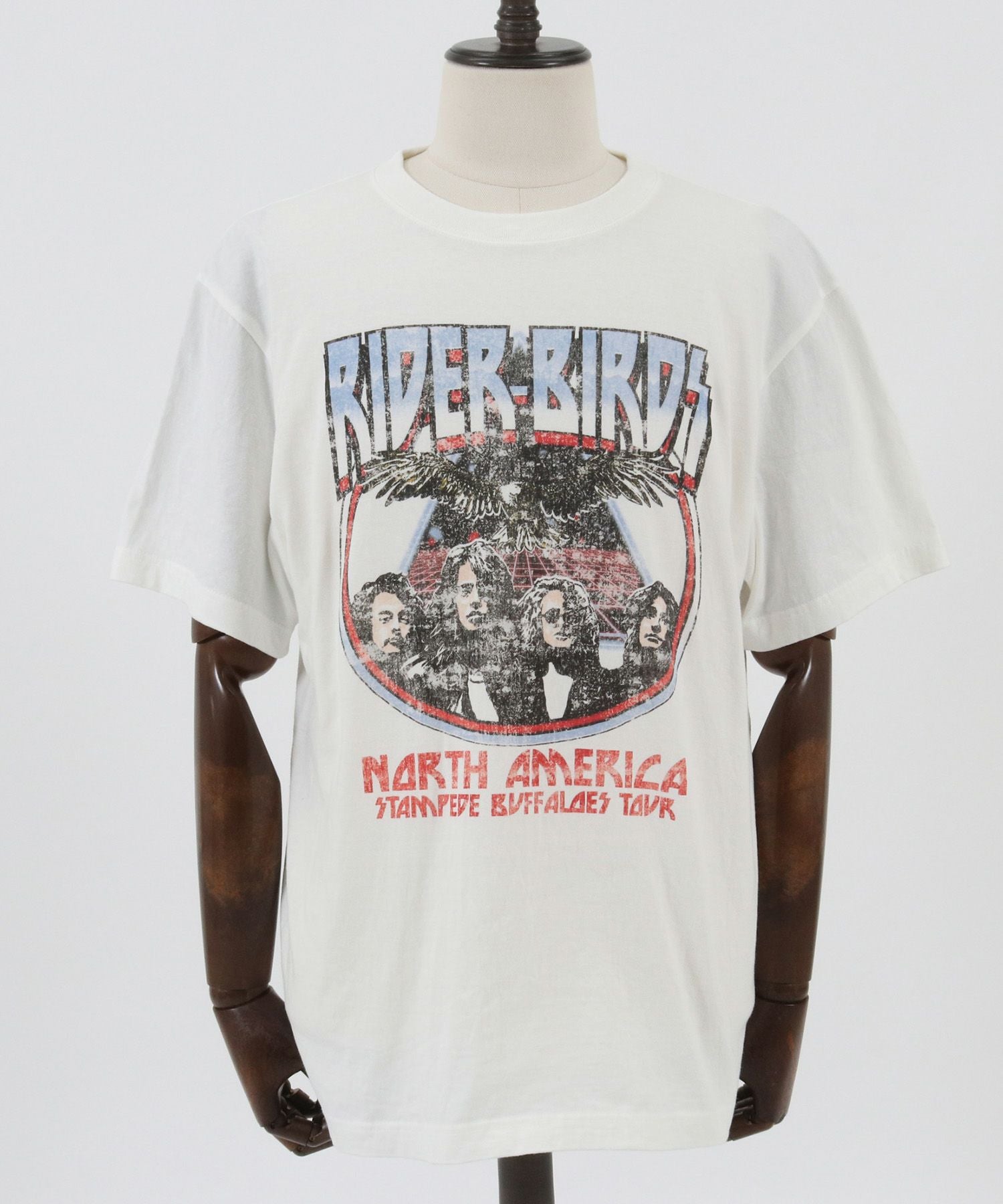 Tシャツ 50%OFF【CAMBIO(カンビオ)】プリントT（Fictitiousバンド） Tシャツ