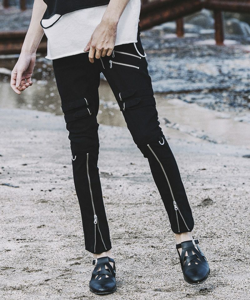 50%OFF【NO ID.(ノーアイディー)】ﾎﾞﾝﾃｰｼﾞZIPｽｷﾆｰPT パンツ(450006