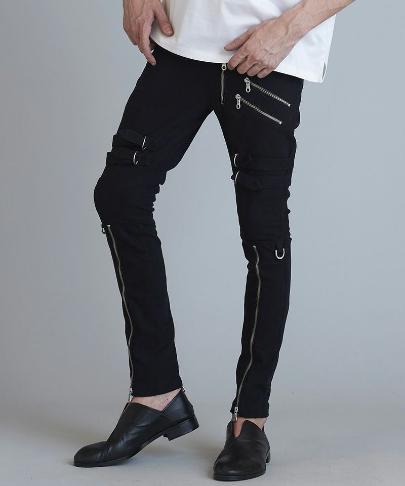 50%OFF【NO ID.(ノーアイディー)】ﾎﾞﾝﾃｰｼﾞZIPｽｷﾆｰPT パンツ(450006