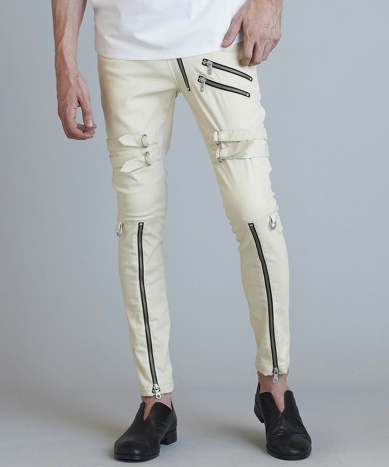 50%OFF【NO ID.(ノーアイディー)】ﾎﾞﾝﾃｰｼﾞZIPｽｷﾆｰPT パンツ(450006 
