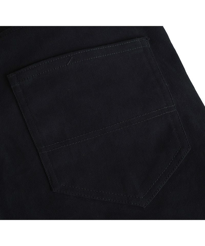 NO ID. ノーアイディー ボンテージZIPスキニーPT パンツ ブラック