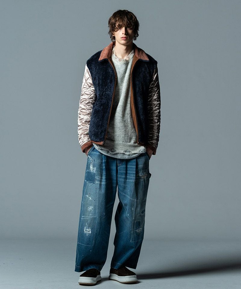 70%OFF【glamb(グラム)】Heavy Damaged Knit ヘヴィダメージニット