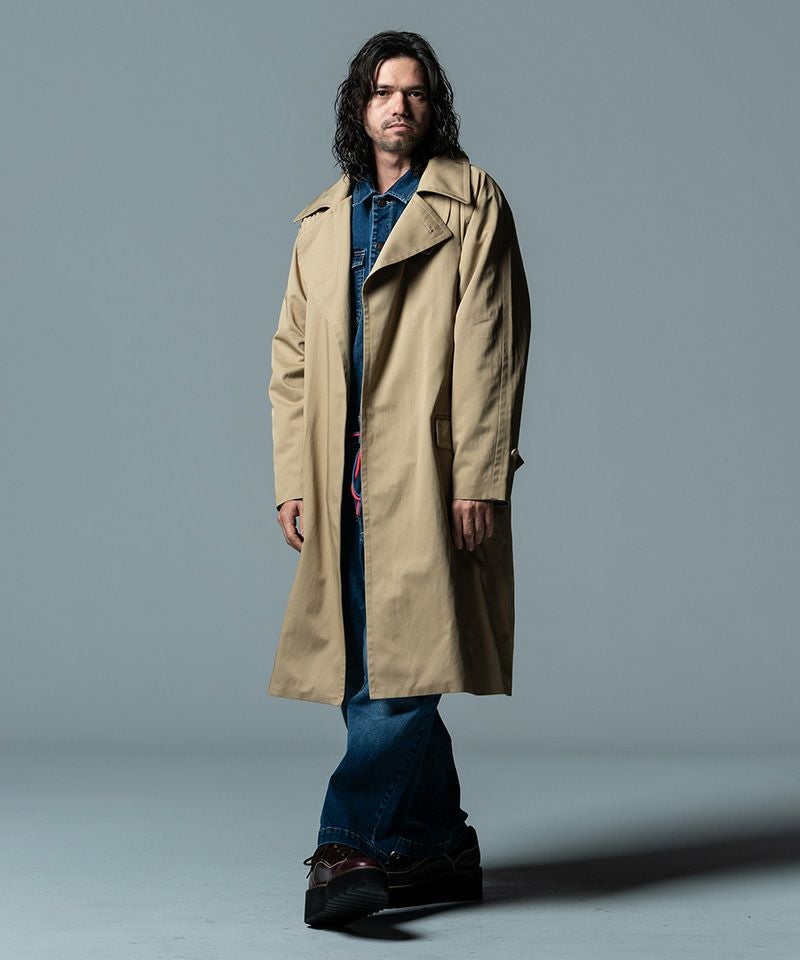 60%OFF【glamb(グラム)】 Belted Trench Coat ベルトトレンチコート