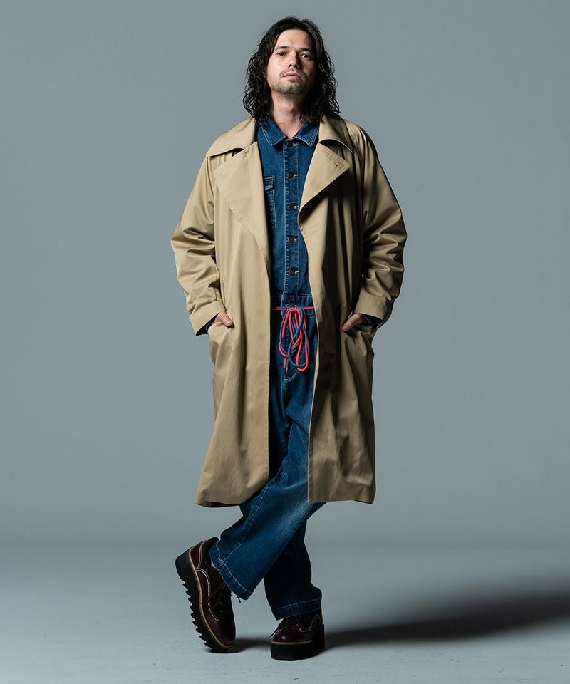 60%OFF【glamb(グラム)】 Belted Trench Coat ベルトトレンチコート