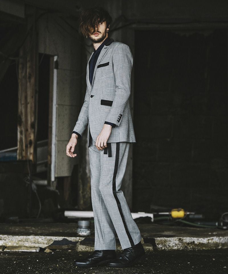 70%OFF【NO ID.(ノーアイディー)】切替ﾋﾟｰｸﾄﾞﾗﾍﾟﾙ1B-JKT ジャケット