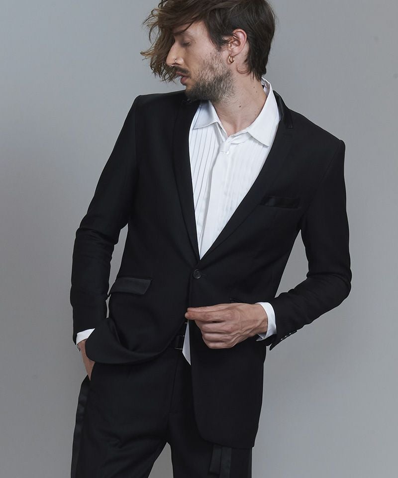 70%OFF【NO ID.(ノーアイディー)】切替ﾋﾟｰｸﾄﾞﾗﾍﾟﾙ1B-JKT ジャケット