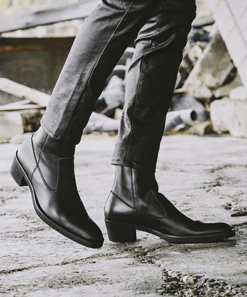 NO ID.(ノーアイディー)】ﾊﾞｯｸZIPﾋｰﾙﾌﾞｰﾂ(851208-234F) | CAMBIO カンビオ