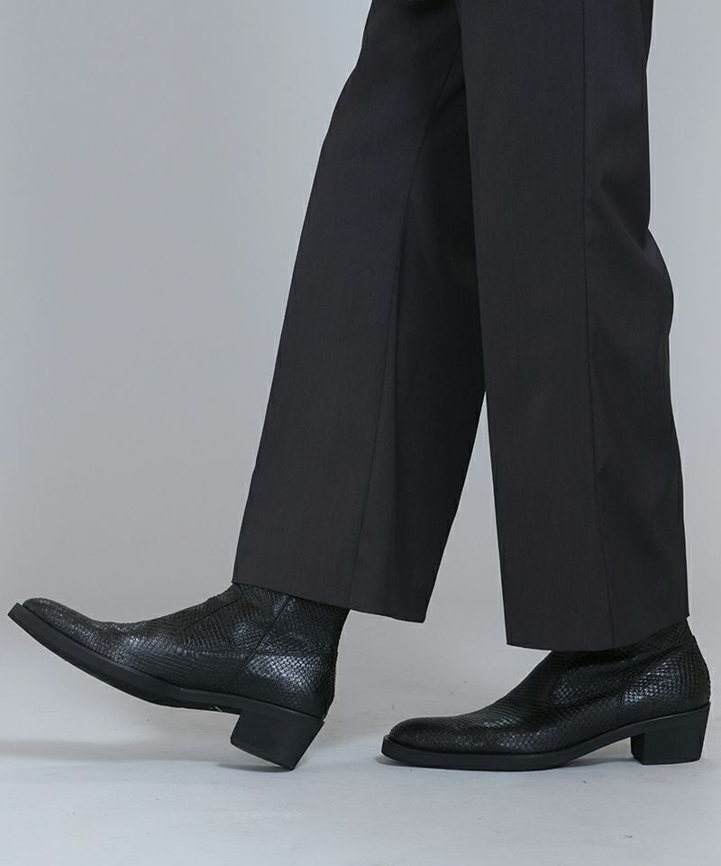 NO ID.(ノーアイディー)】ﾊﾞｯｸZIPﾋｰﾙﾌﾞｰﾂ(851208-234F) | CAMBIO カンビオ