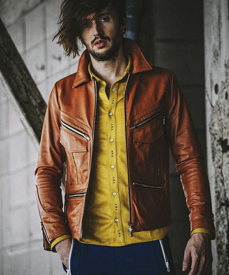 70%OFF【NO ID.(ノーアイディー)】ｷｯﾄﾞﾊﾞｯﾌｧﾛｰﾚｻﾞｰ70s-BLZ レザー