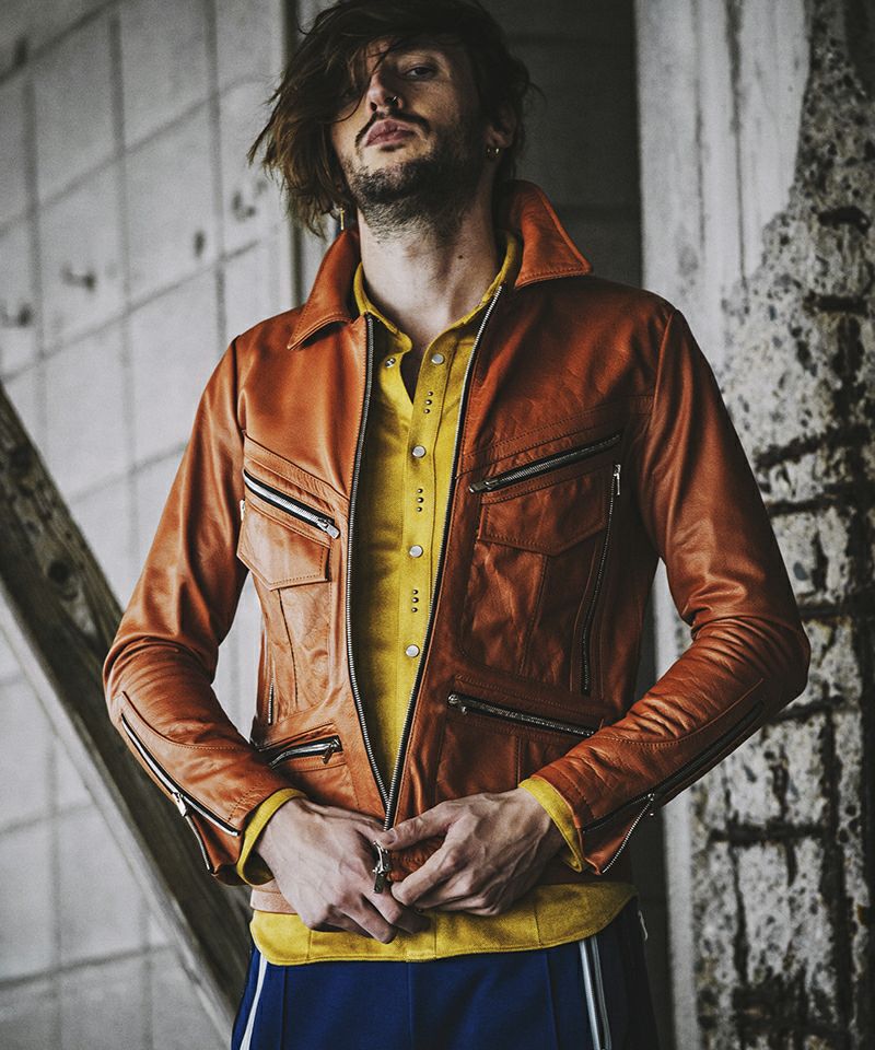 70%OFF【NO ID.(ノーアイディー)】ｷｯﾄﾞﾊﾞｯﾌｧﾛｰﾚｻﾞｰ70s-BLZ レザー