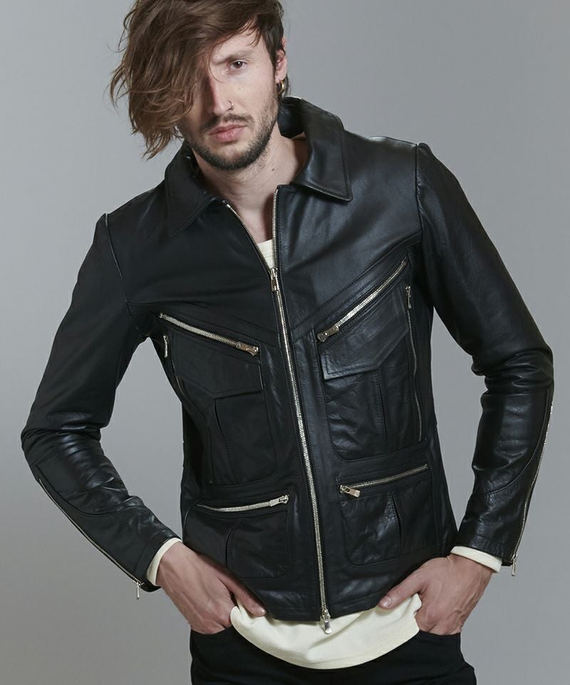 70%OFF【NO ID.(ノーアイディー)】ｷｯﾄﾞﾊﾞｯﾌｧﾛｰﾚｻﾞｰ70s-BLZ レザー