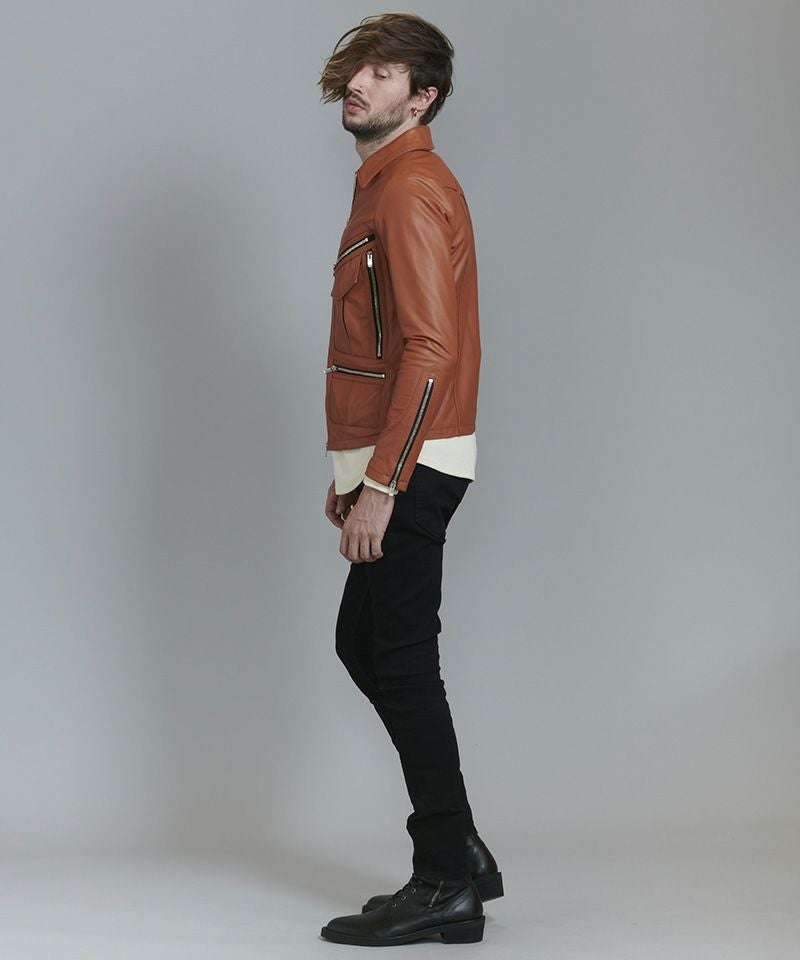 70%OFF【NO ID.(ノーアイディー)】ｷｯﾄﾞﾊﾞｯﾌｧﾛｰﾚｻﾞｰ70s-BLZ レザー