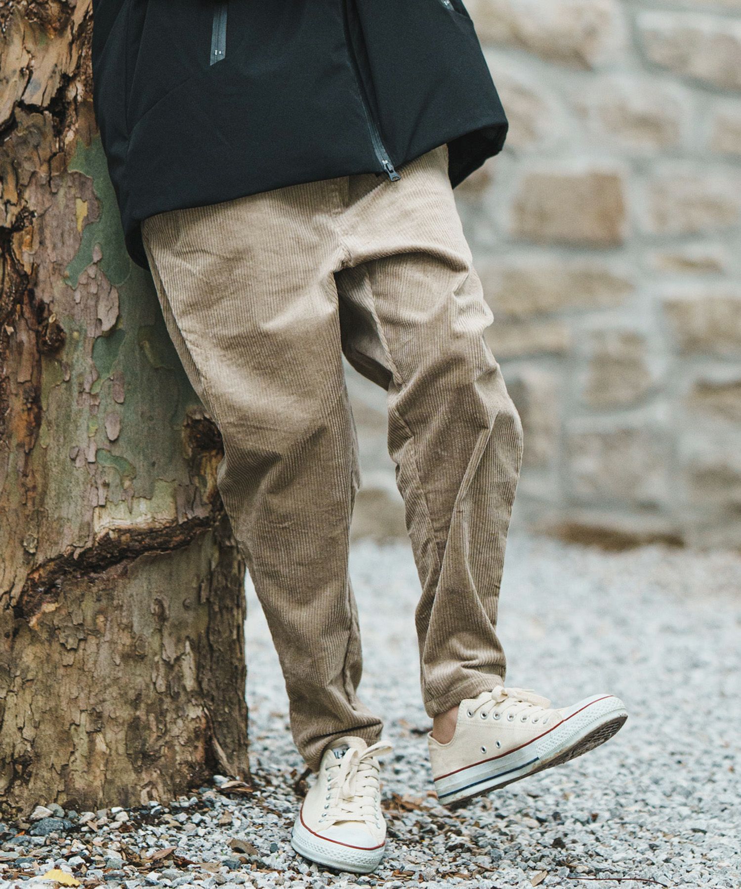 mp10216 テーパードパンツ Sサイズ　カンビオ　CAMBIO CAMBIO(カンビオ)】Middle Wale Corduroy Stretch Soft Sarrouel