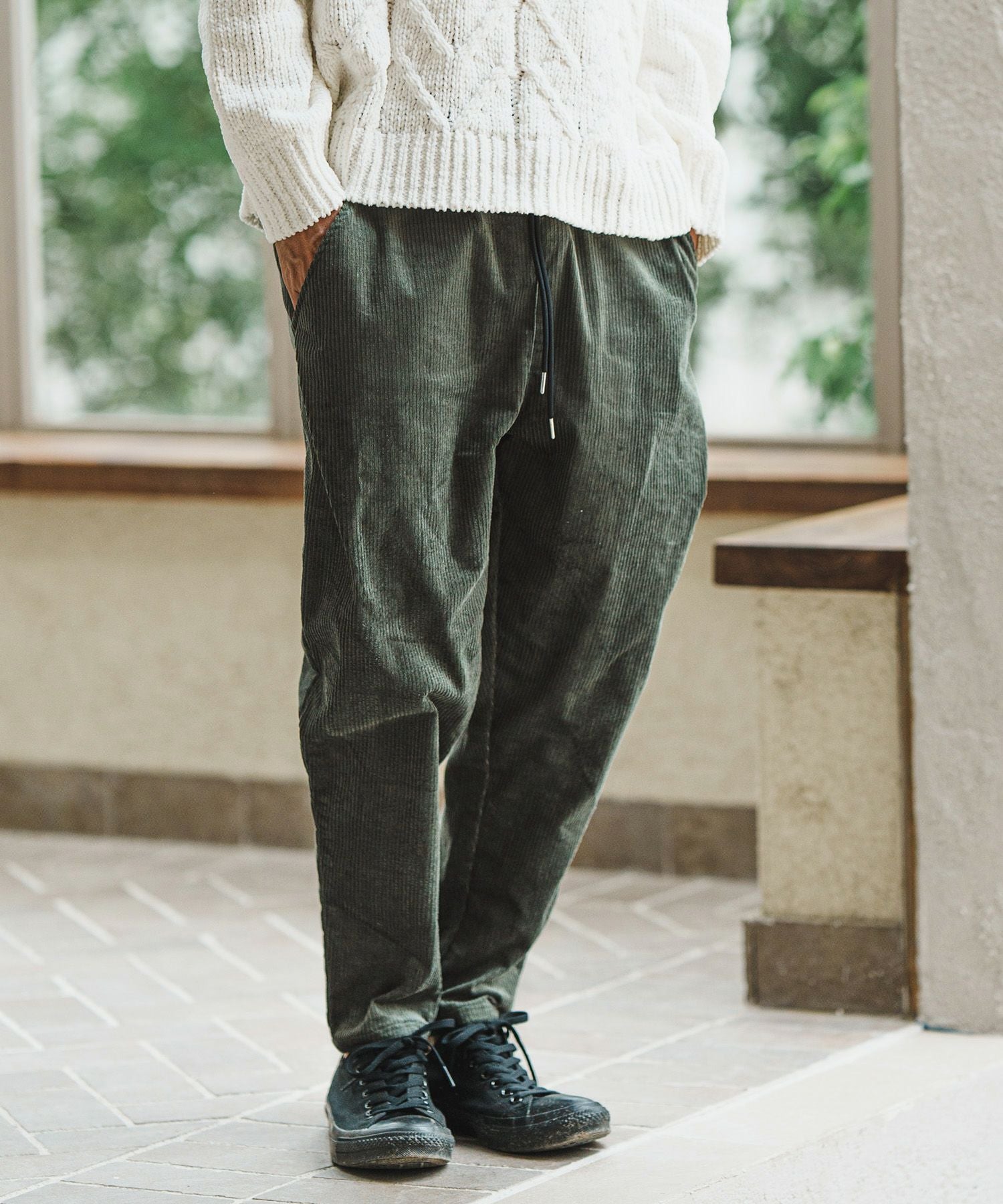 CAMBIO(カンビオ)】Middle Wale Corduroy Stretch Soft Sarrouel CAMBIO(カンビオ)】Middle Wale Corduroy Stretch Soft Sarrouel