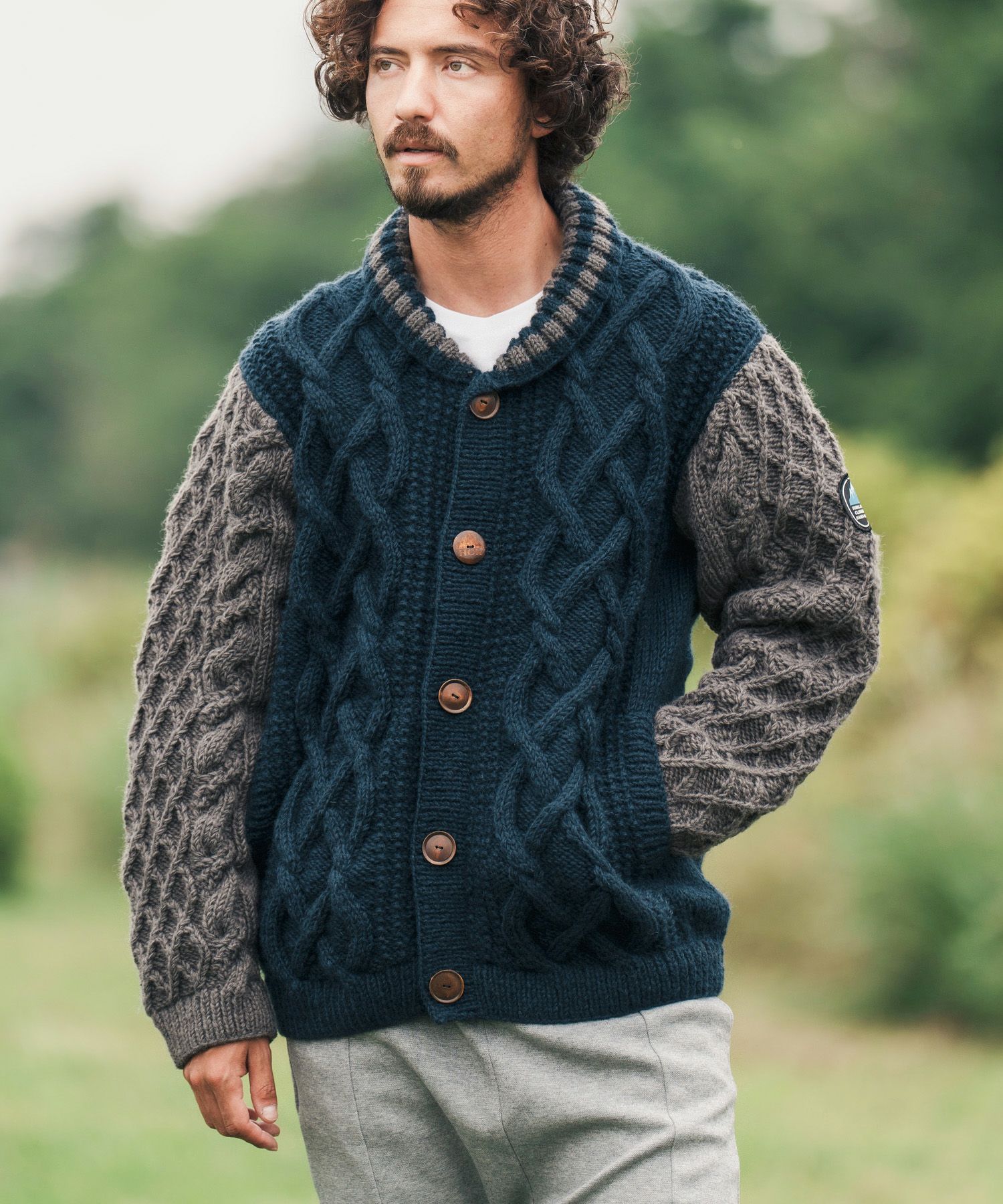 ラムシェ　カーディガン 30%OFF【CAMBIO(カンビオ)】【HIMALAYAN CLIMBERS HAND-KNIT別注
