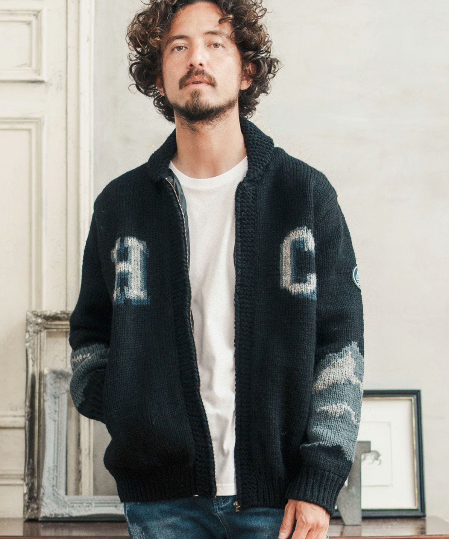 50%OFF【CAMBIO(カンビオ)】【HIMALAYAN CLIMBERS HAND-KNIT別注