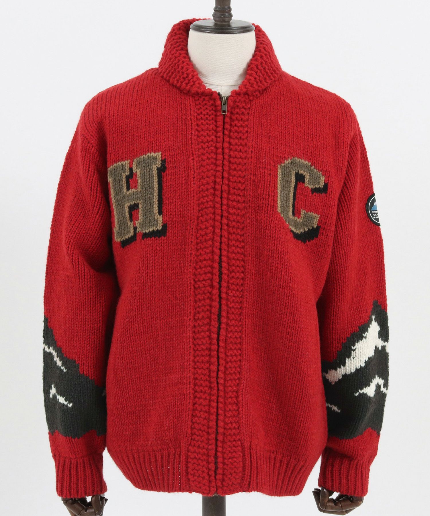 himalaya様 45r インディゴモカシン ニットカーディガン 50%OFF【CAMBIO(カンビオ)】【HIMALAYAN CLIMBERS HAND-KNIT別注