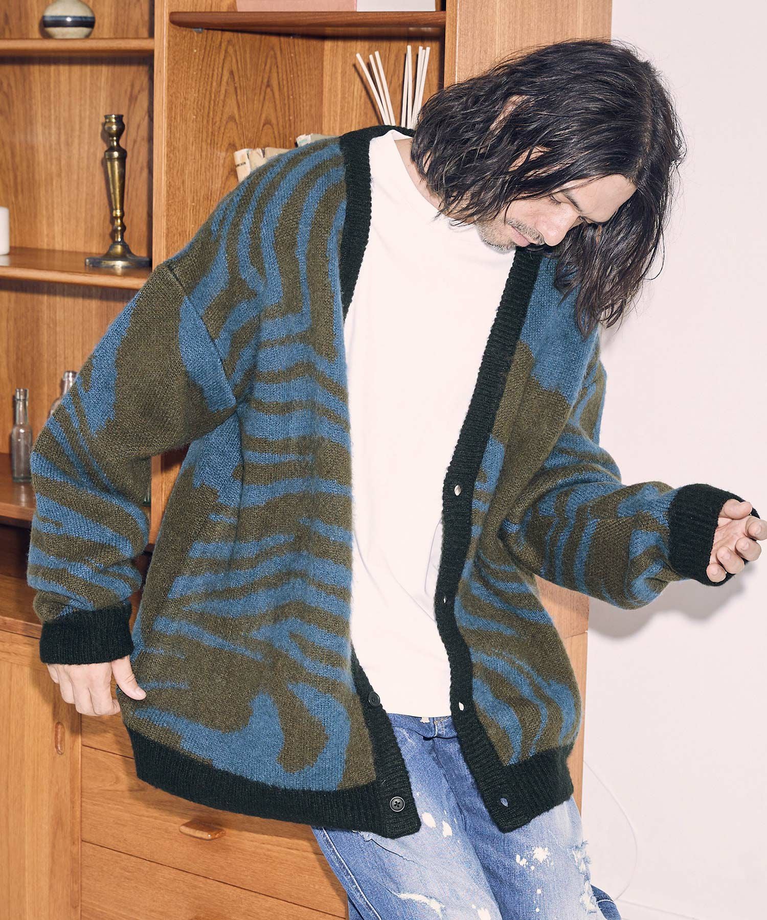 Deuxieme Classe ADAM MOHAIR STAR プルオーバー ADAM PATEK（アダムパテック） カーディガン ADAMPATEK / mohair mixed