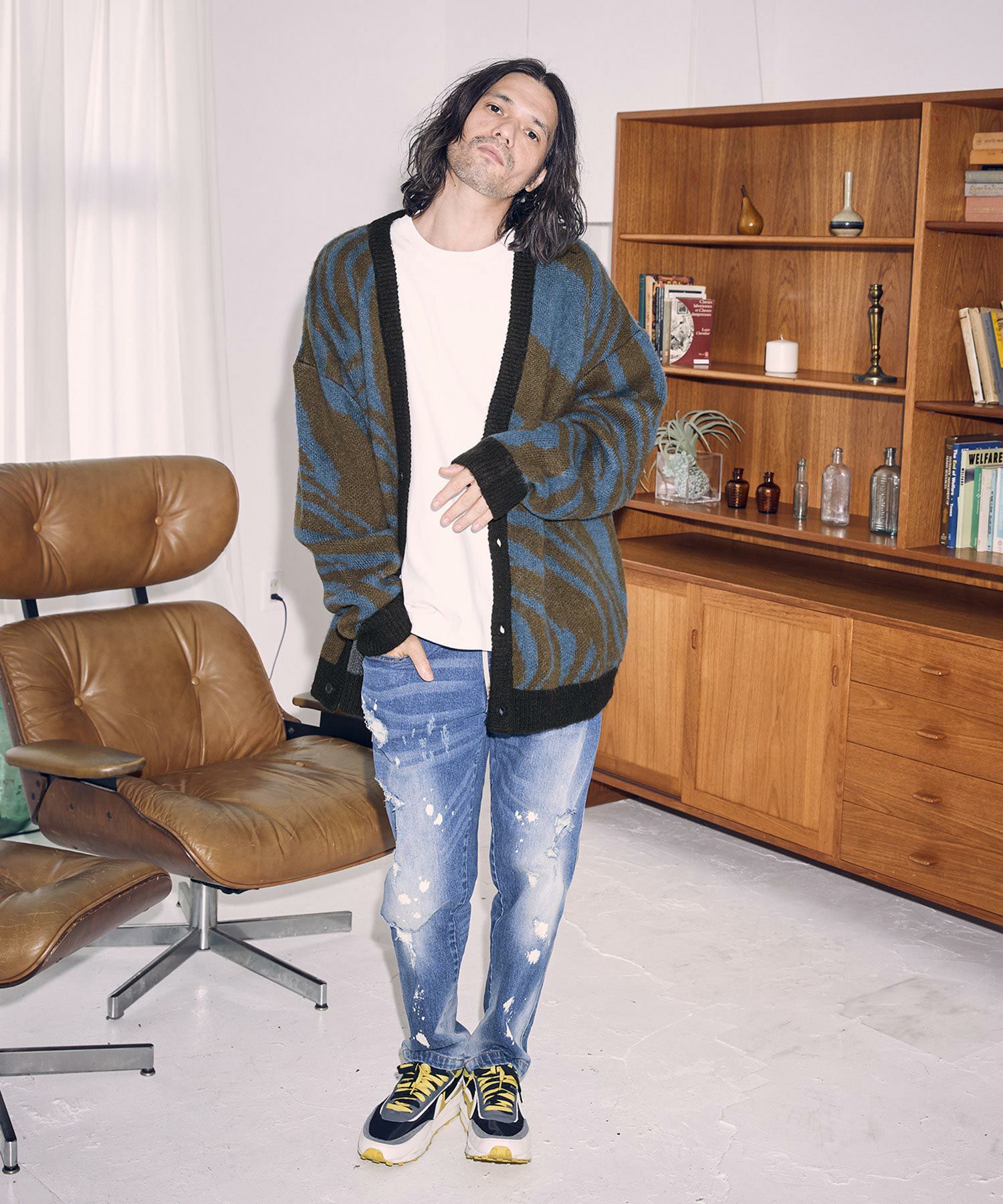 Deuxieme Classe ADAM MOHAIR STAR プルオーバー ADAM PATEK（アダムパテック） カーディガン ADAMPATEK / mohair mixed