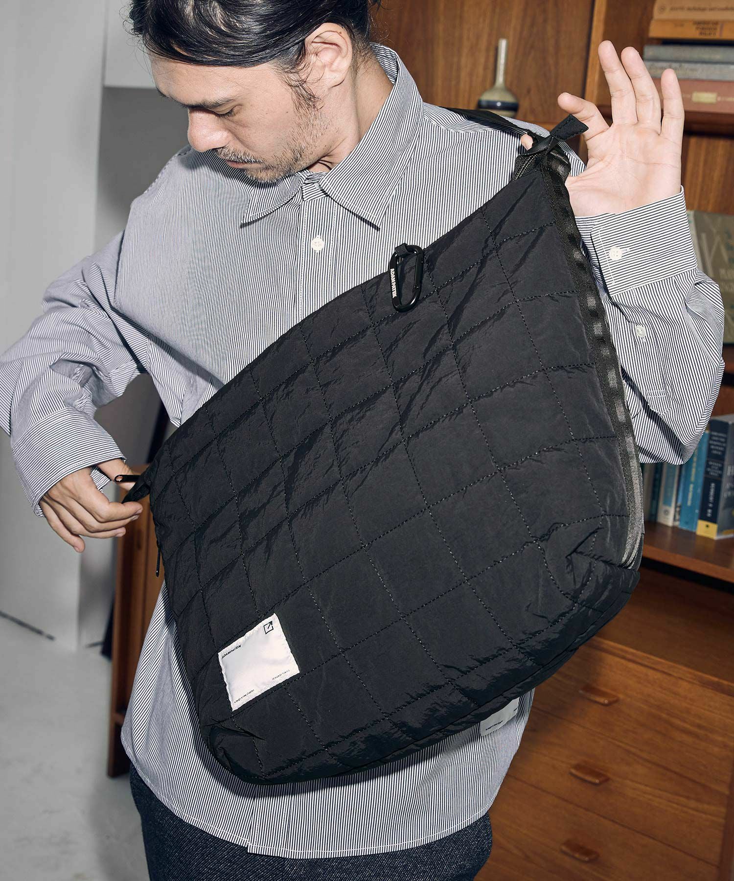 20%OFF【ADAM PATEK(アダムパテック)】square quilt BIG shoulder bag