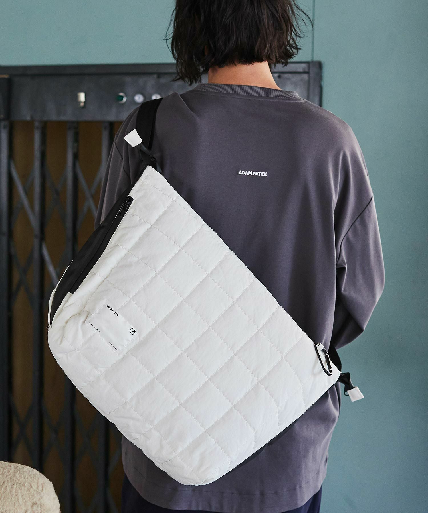 20%OFF【ADAM PATEK(アダムパテック)】square quilt BIG shoulder bag