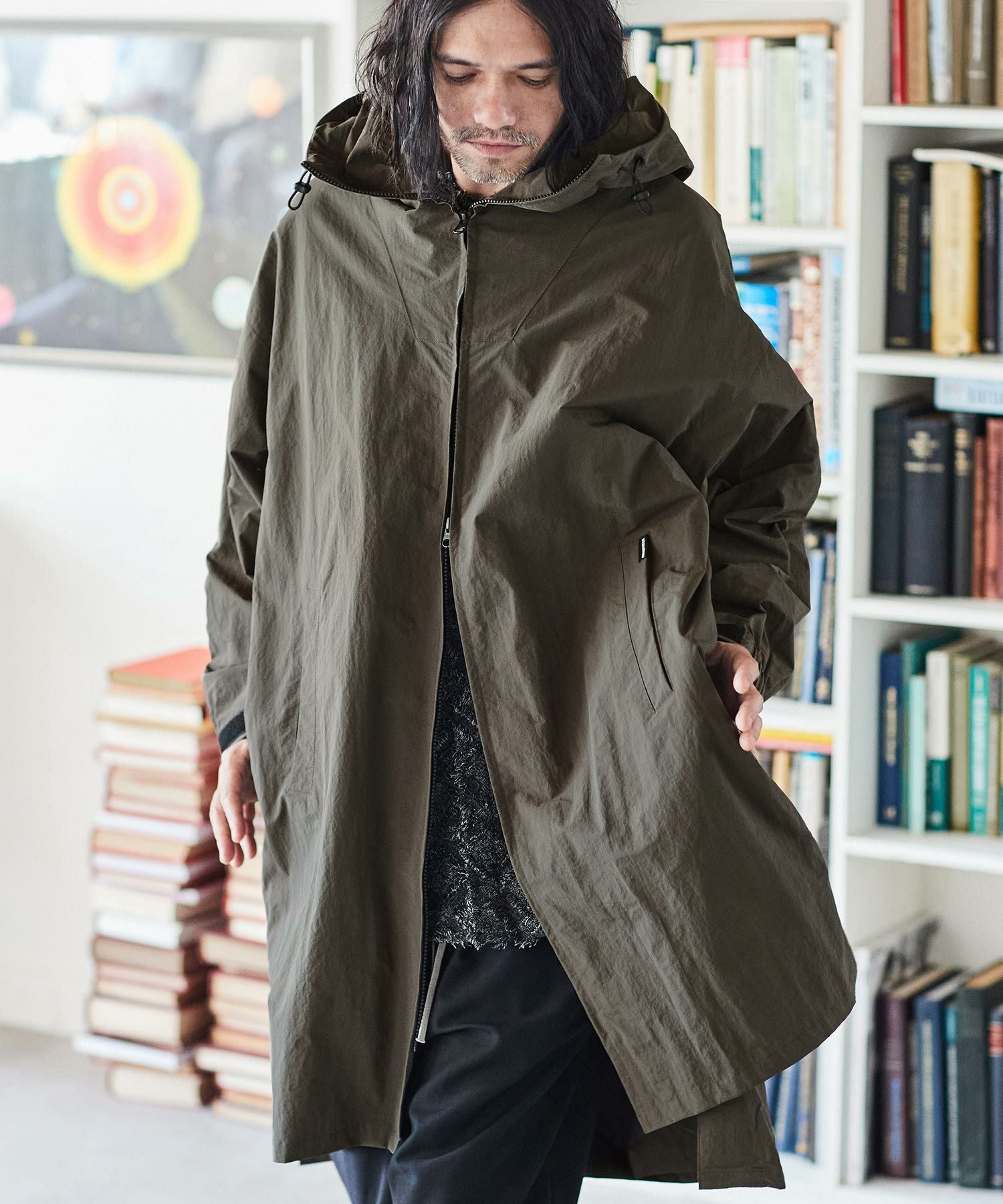 20%OFF【ADAM PATEK(アダムパテック)】looose hooded coat コート