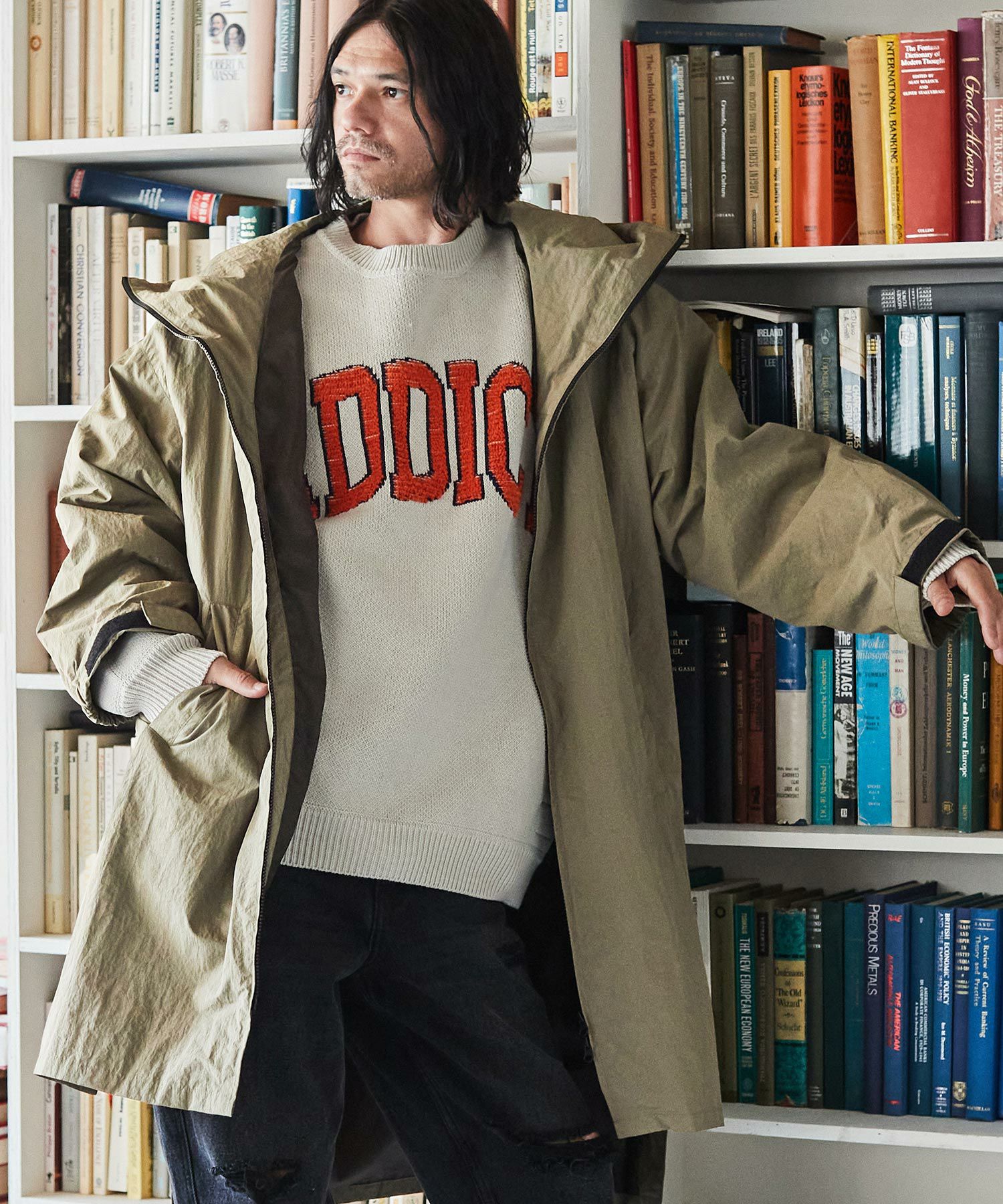 30%OFF【ADAM PATEK(アダムパテック)】looose hooded coat コート