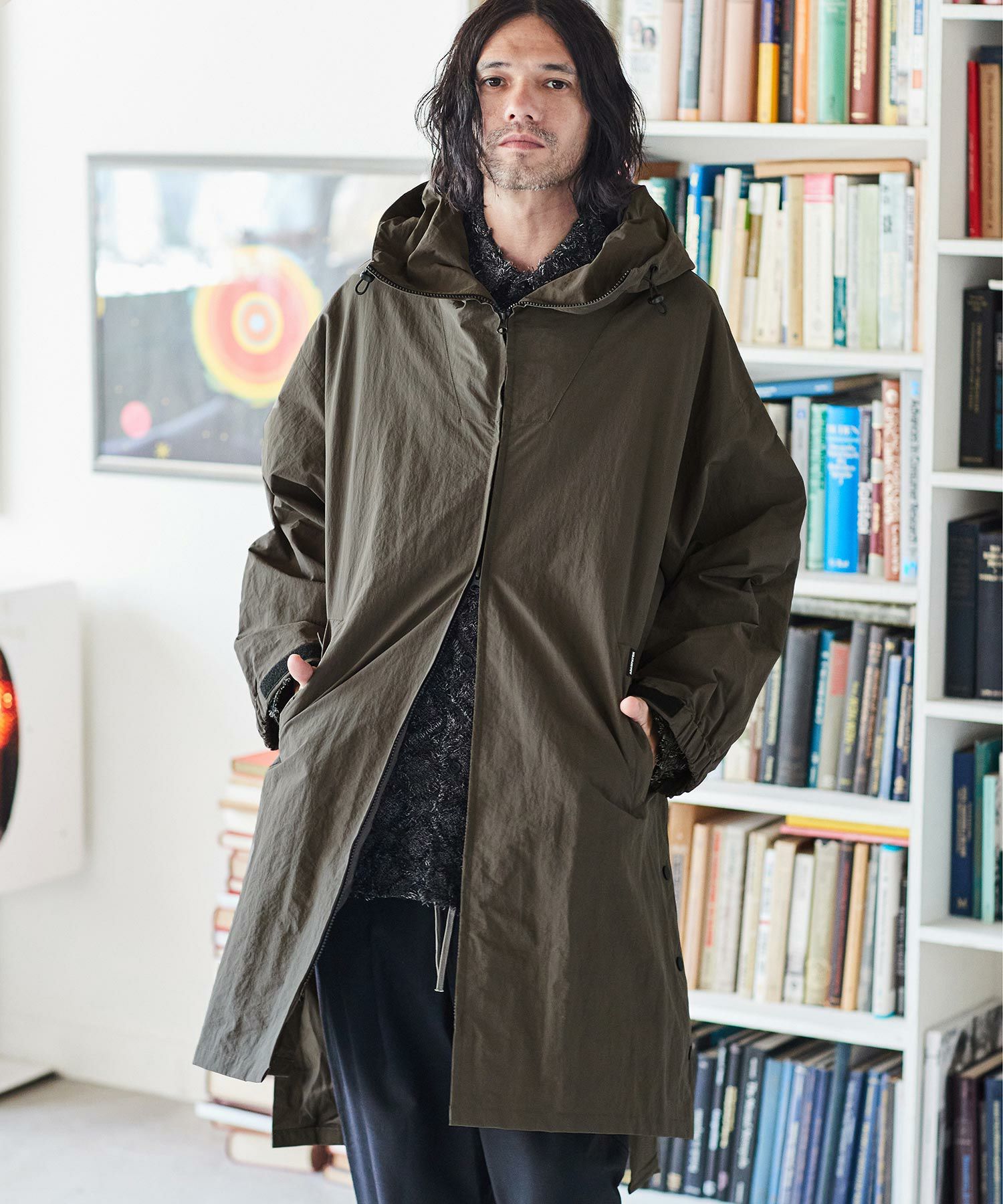 20%OFF【ADAM PATEK(アダムパテック)】looose hooded coat コート