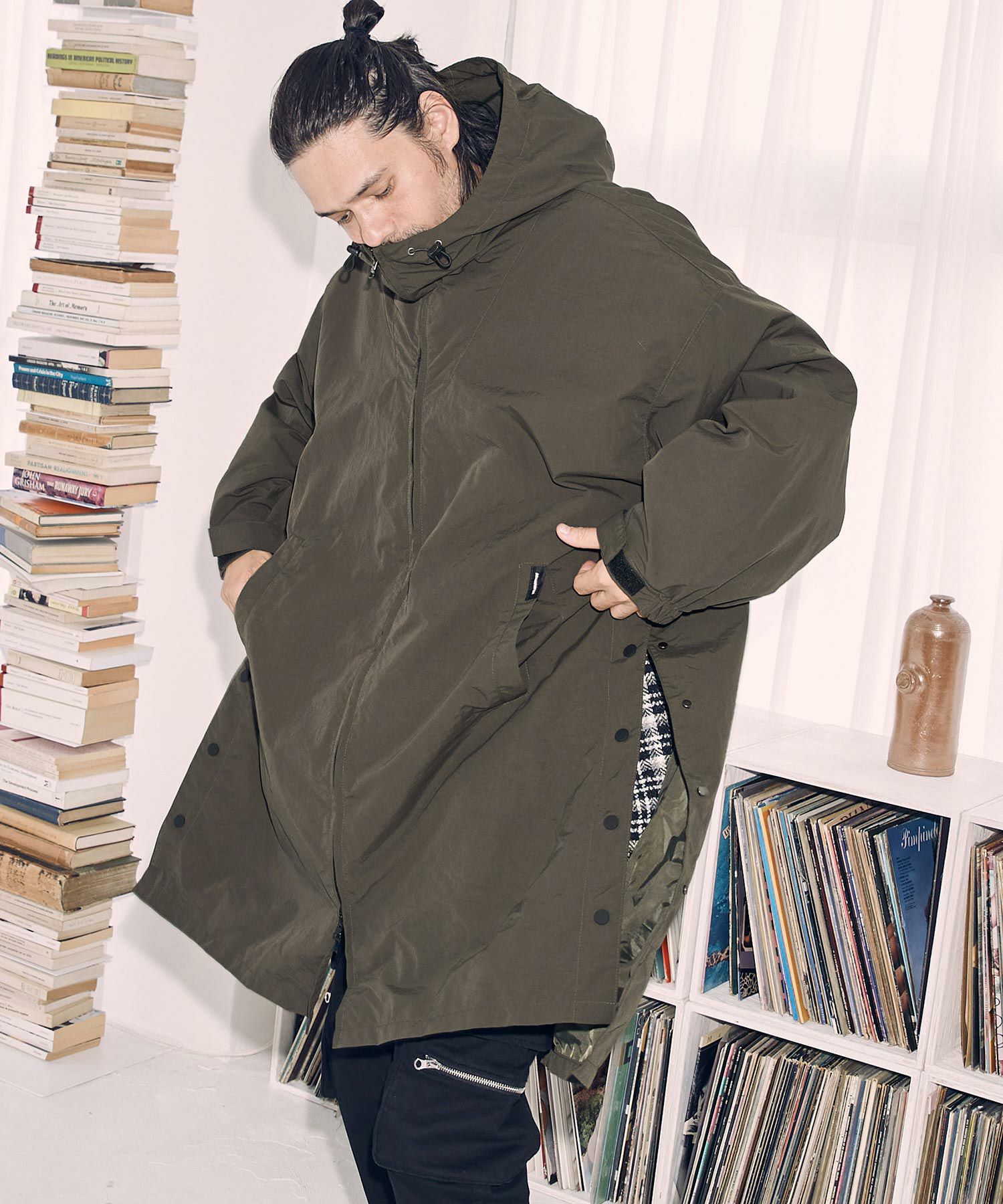 20%OFF【ADAM PATEK(アダムパテック)】looose hooded coat コート